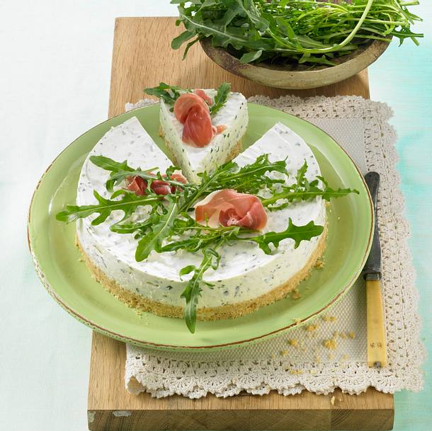 Rauke-Frischkäsetorte Rezept Rauke-Frischkäsetorte Rezept