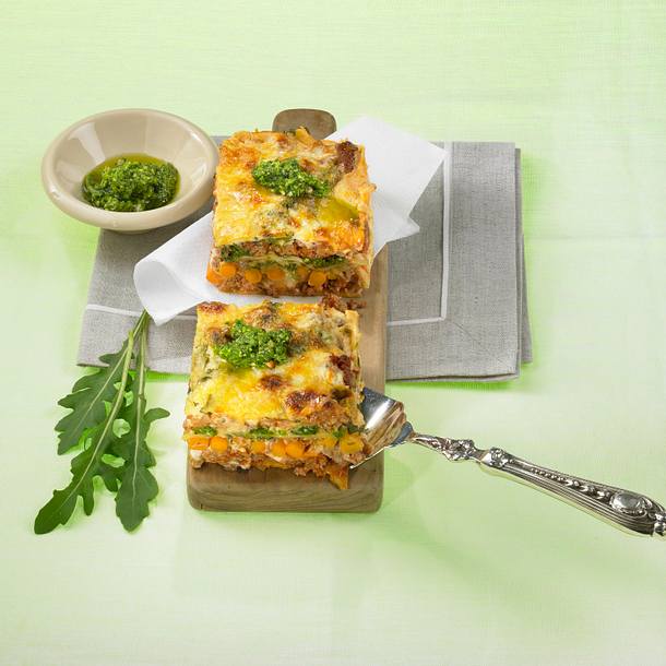 Rauke-Hack-Lasagne Rezept