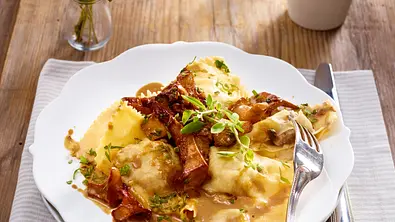 Ravioli mit Pfifferlingrahm Rezept - Foto: LECKER @ Bauer Media Group