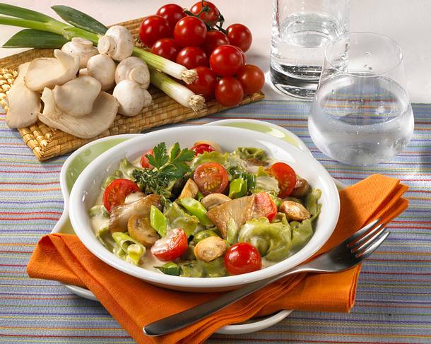 Ravioli mit Pilzen Rezept Ravioli mit Pilzen Rezept