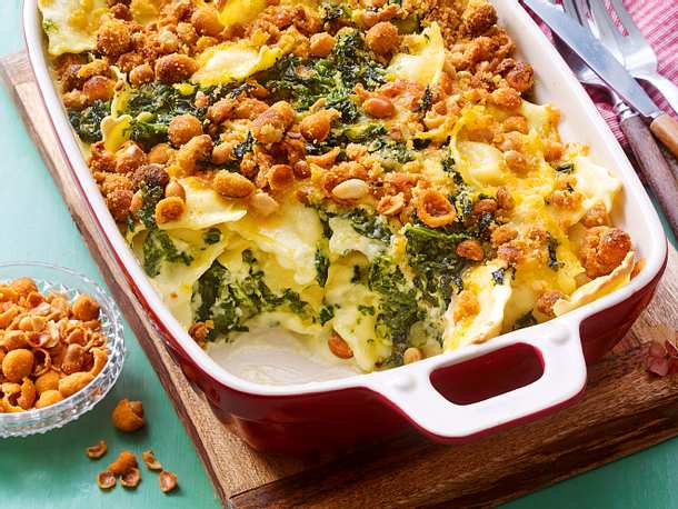 Für Spontan-Köche: Ravioli-Spinat-Auflauf Rezept
