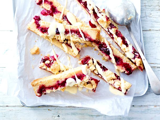 Red Berry Crumble Bars Rezept Red Berry Crumble Bars Rezept