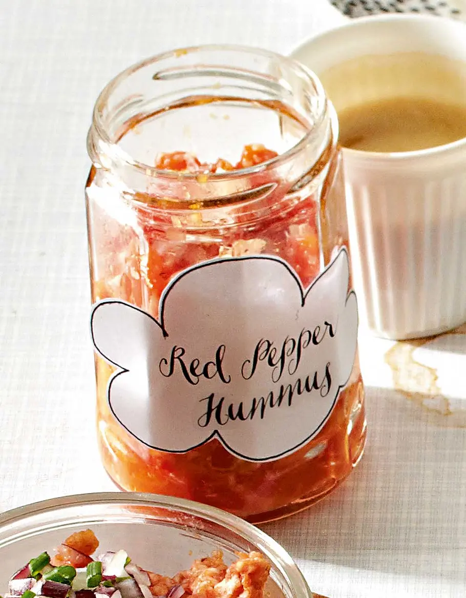 Red Pepper Hummus Rezept Red Pepper Hummus Rezept