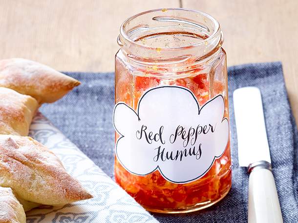 Red Pepper Hummus Rezept