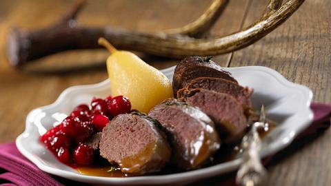 Rehfilet mit Cranberry-Chutney Rezept - Foto: Pretscher, Tillmann
