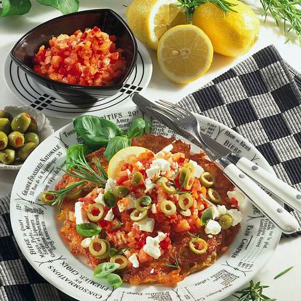 Reibekuchen auf griechische Art Rezept Reibekuchen auf griechische Art Rezept
