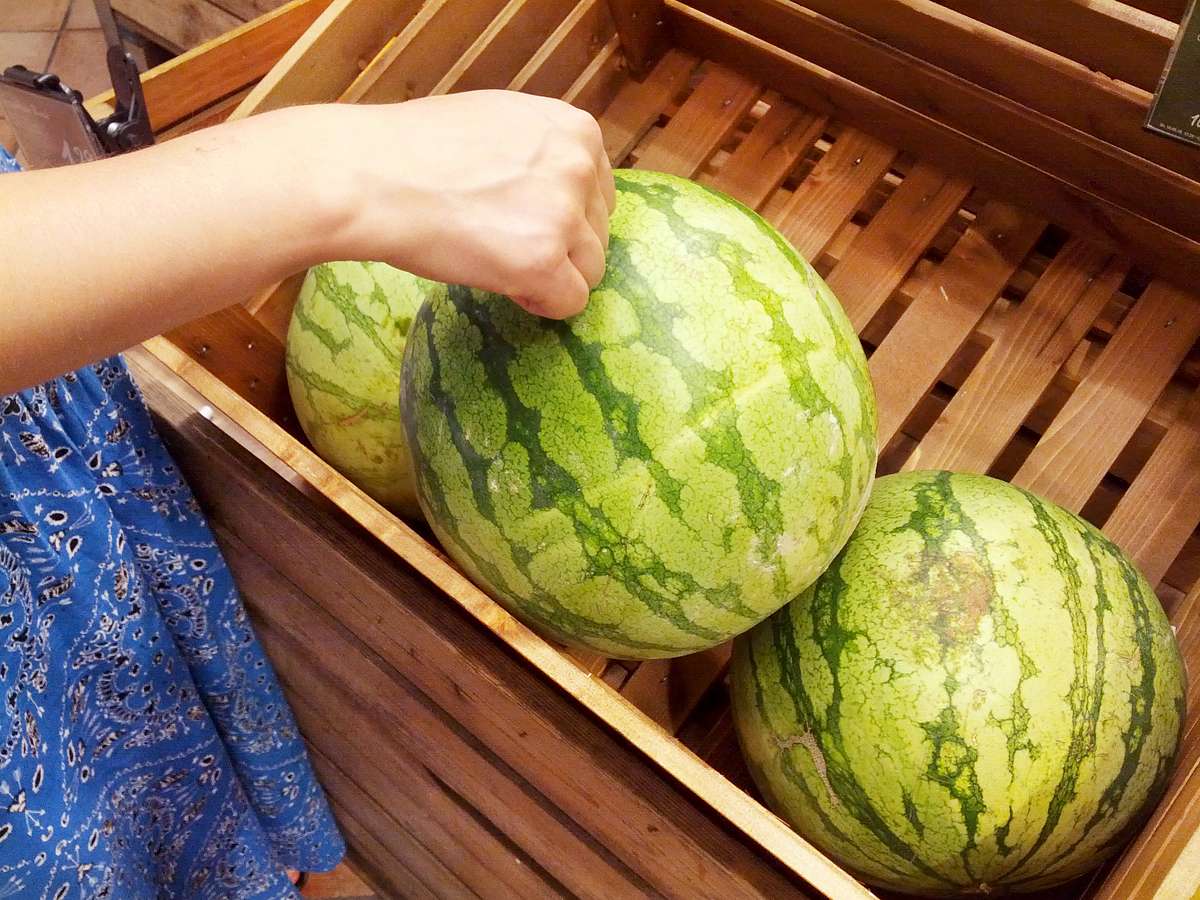 Reife Wassermelonen erkennen