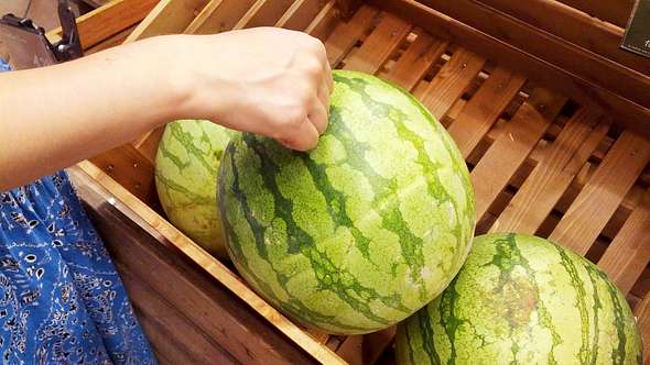 Reife Wassermelone erkennen - Foto: House of Food / Bauer Food Experts KG