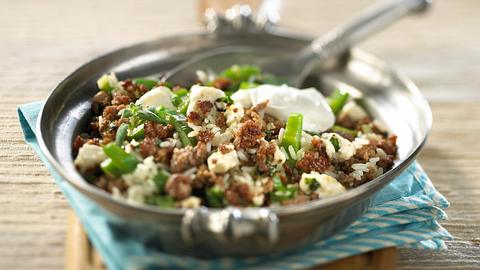 Reis-Hacktopf mit Schafskäse Rezept - Foto: Först, Thomas