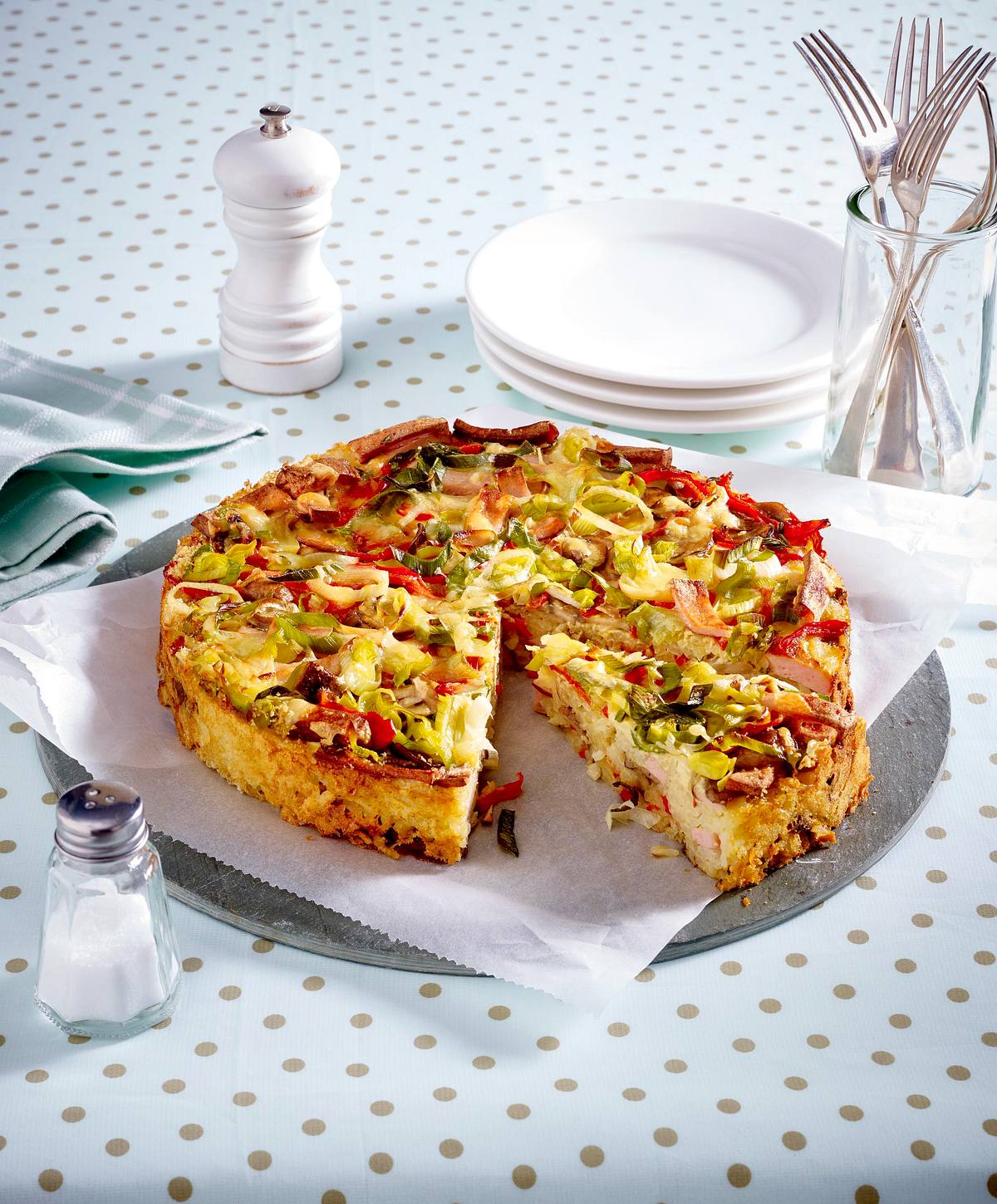 Reis-Quiche Rezept