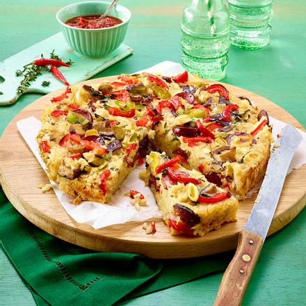 Reis-Quiche mit Pilzen Rezept Reis-Quiche mit Pilzen Rezept