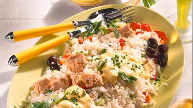 Reis-Thunfisch-Salat Rezept - Foto: LECKER @ Bauer Media Group