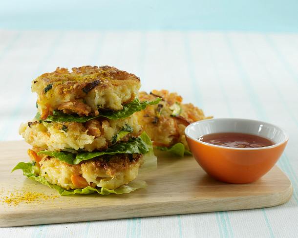 Reis-Whopper im Salatblatt Rezept Reis-Whopper im Salatblatt Rezept