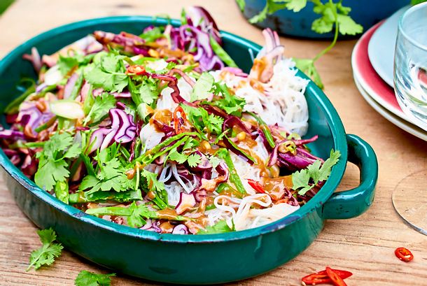Reisnudel-Salat Rezept