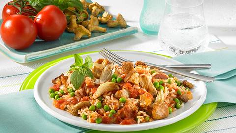 Reispfanne mit Pfifferlingen Rezept - Foto: House of Food / Bauer Food Experts KG