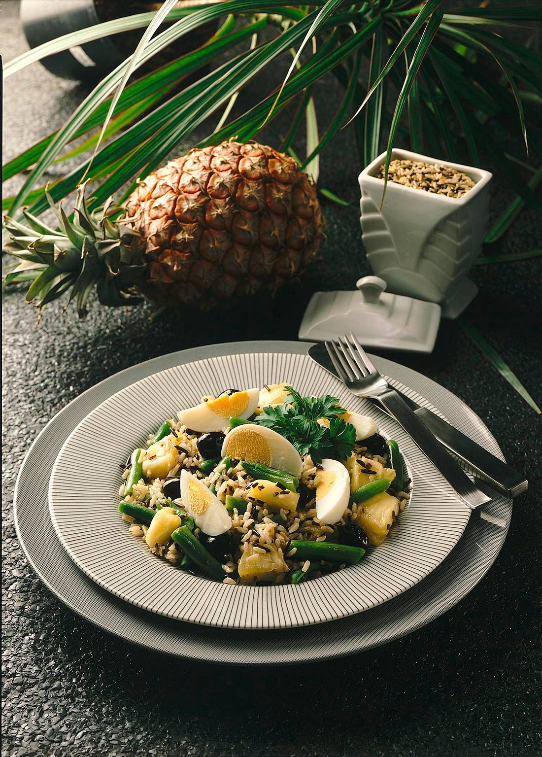 Reissalat mit Ananas Rezept | LECKER