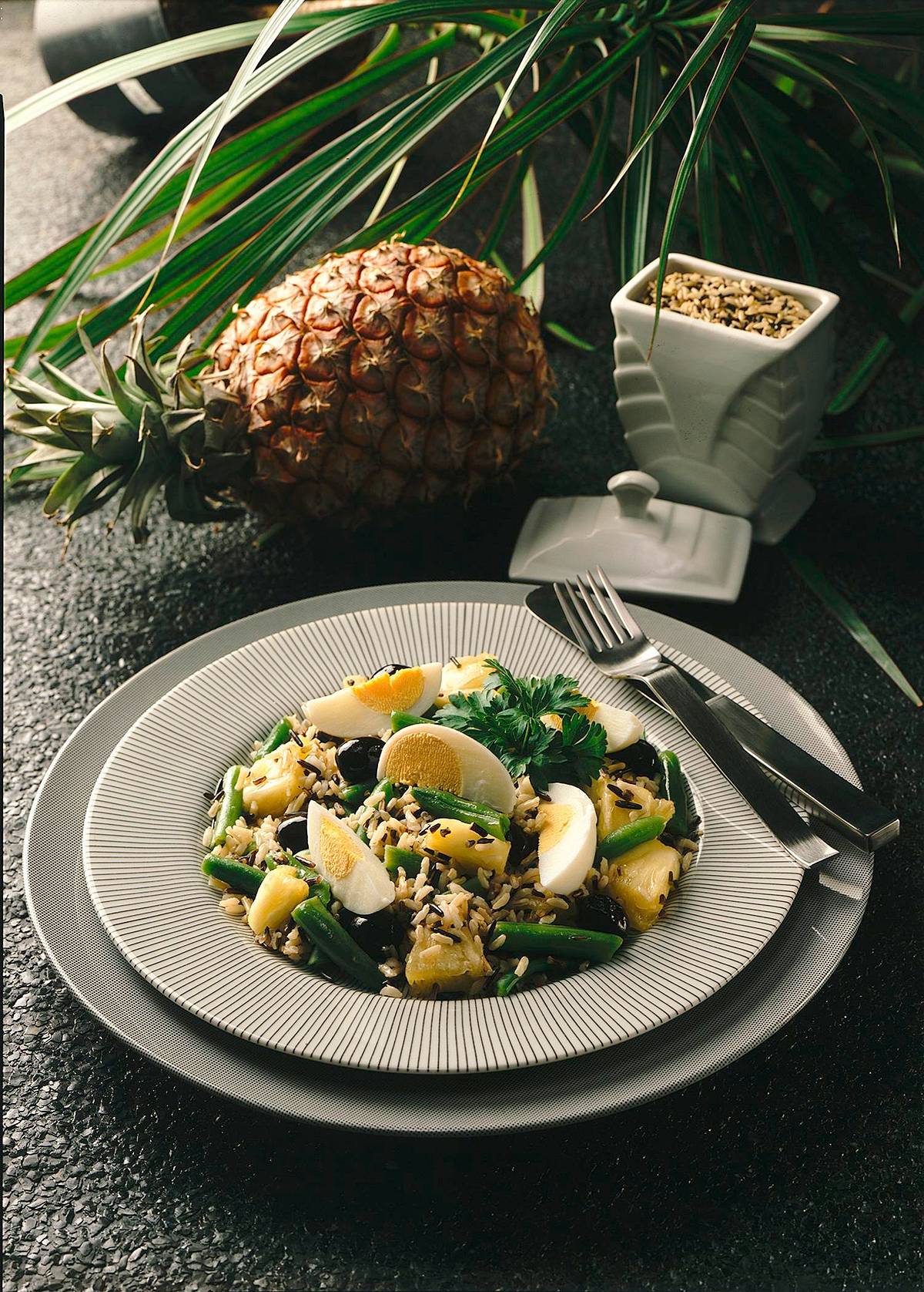 Reissalat mit Ananas Rezept