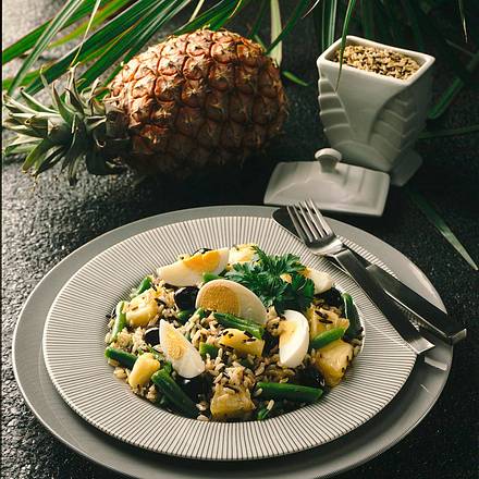 Reissalat mit Ananas Rezept Reissalat mit Ananas Rezept