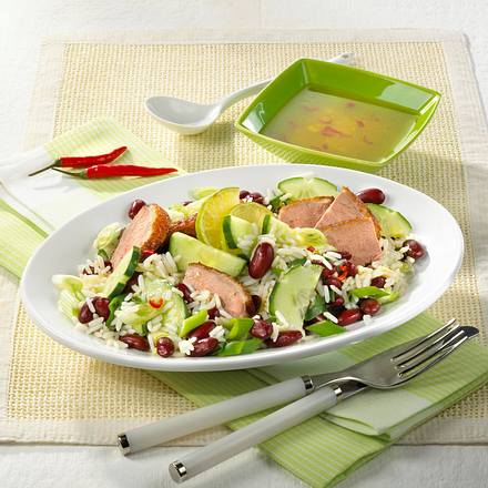 Reissalat mit Entenbrust Rezept Reissalat mit Entenbrust Rezept