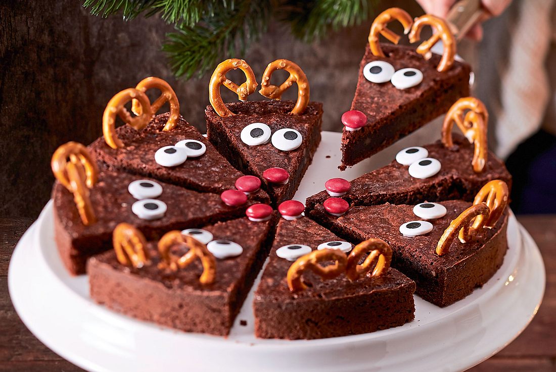 Rentierkuchen Rudolph Rezept Rentierkuchen Rudolph Rezept