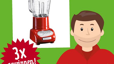 Mit REWE-Lieferservice einen KitchenAid Artisan Standmixer gewinnen!