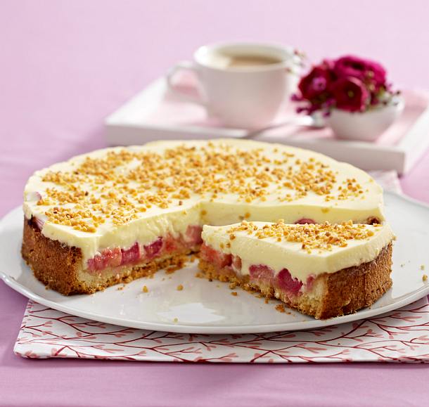 Rhabarber-Creme-Torte Rezept Rhabarber-Creme-Torte Rezept