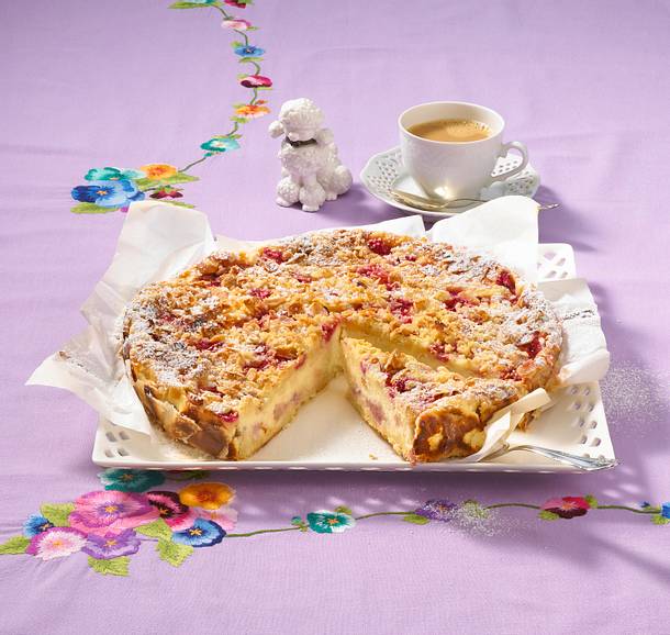 Rhabarber-Käsekuchen Rezept Rhabarber-Käsekuchen Rezept