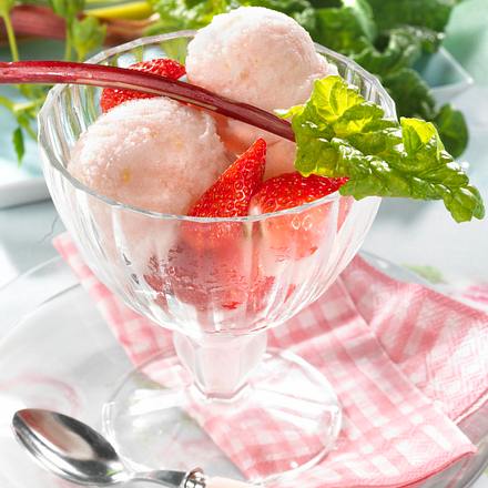Rhabarber-Sorbet Rezept Rhabarber-Sorbet Rezept
