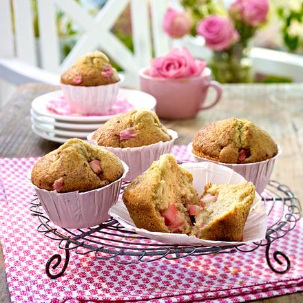 Rhabarber-Zimt-Muffins Rezept