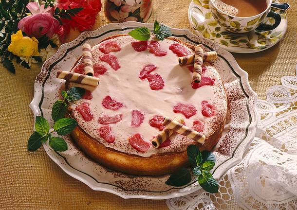 Rhabarbertorte Rezept