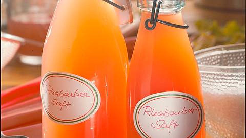 Rharbarbersaft Rezept - Foto: Klemme