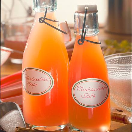 Rharbarbersaft Rezept