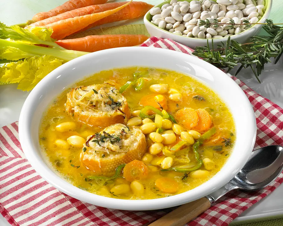 Ribollita, Toskanische Bohnensuppe Rezept Ribollita, Toskanische Bohnensuppe Rezept