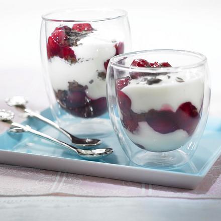 Ricotta-Kirsch-Becher Rezept Ricotta-Kirsch-Becher Rezept