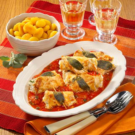 Ricotta-Putenröllchen Rezept