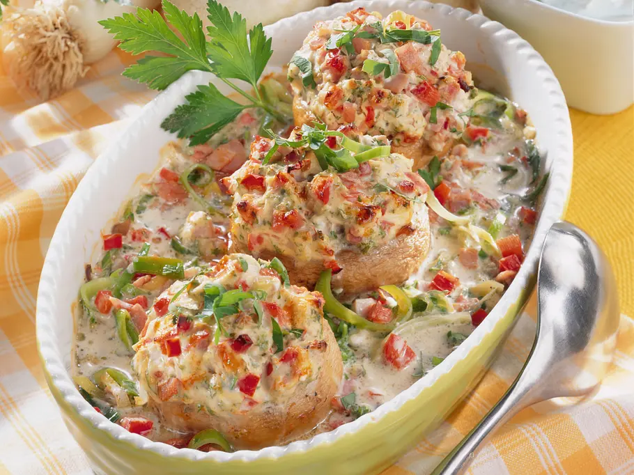 Riesenchampignons Rezept Riesenchampignons Rezept