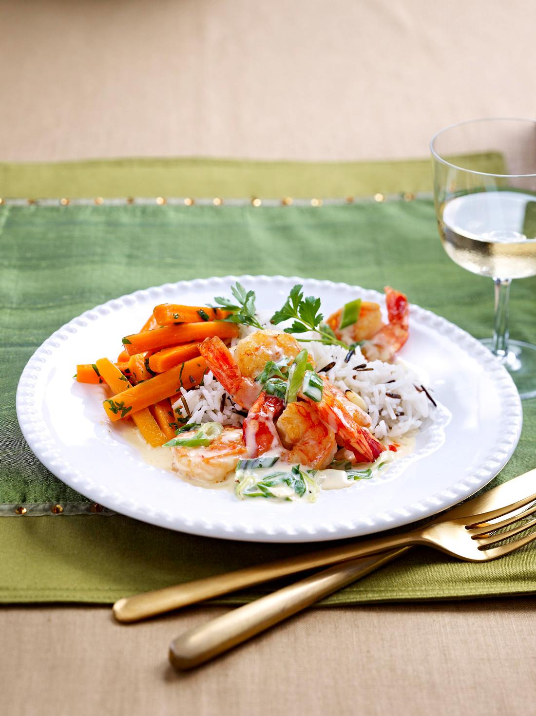 Riesengarnelen in Pernod-Sahne Rezept Riesengarnelen in Pernod-Sahne Rezept