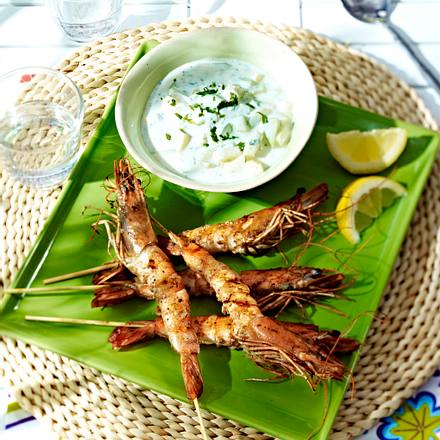 Riesengarnelen zum Picken Rezept