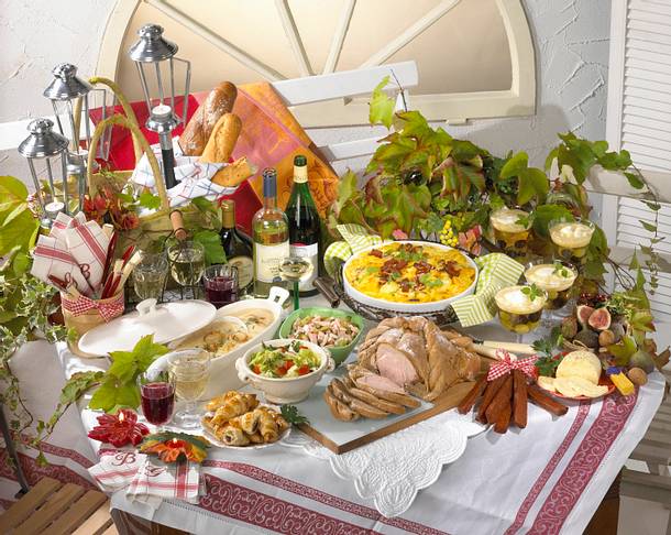 Riesling-Schinkenbraten mit Wirsing-Krautsalat Rezept