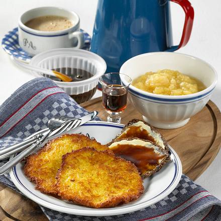 Rievkuchen mit Rübensirup Rezept Rievkuchen mit Rübensirup Rezept
