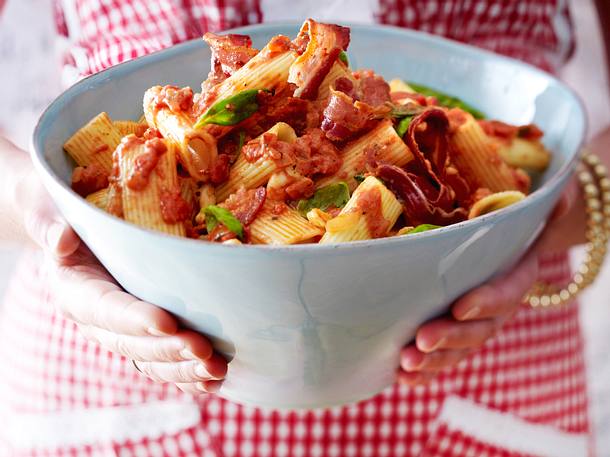 Rigatoni mit Wodka-Soße Rezept