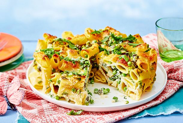 Rigatonibombe Quattro formaggi Rezept