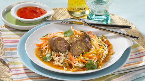 Rinder-Rouladen asiatisch Rezept - Foto: Maass