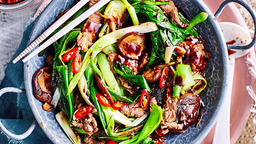 Rinder-Stir-Fry mit Hoisinsoße Rezept - Foto: House of Food / Bauer Food Experts KG