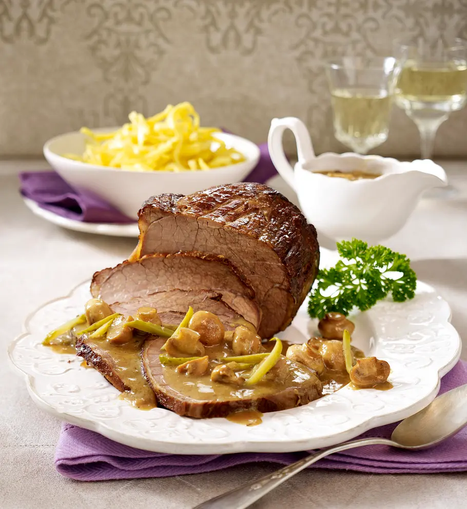 Rinderbraten à la Stroganoff zu Spätzle Rezept Rinderbraten à la Stroganoff zu Spätzle Rezept