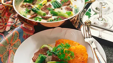 Rinderfilet in Edelpilz-Sahnesoße Rezept - Foto: LECKER @ Bauer Media Group