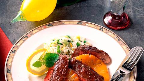 Rinderfilet mit Ananas und Reis Rezept - Foto: Neckermann