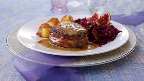 Rinderfilet mit Honig Feigensenf Sosse Rezept - Foto: House of Food / Bauer Food Experts KG