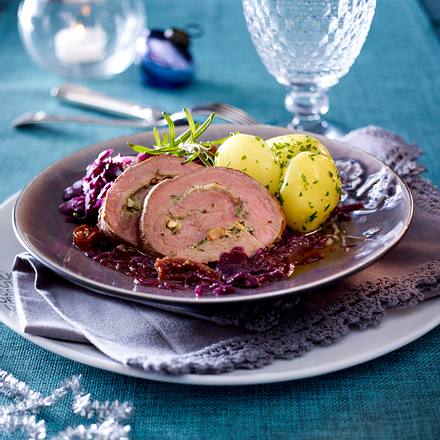 Rinderfilet mit Walnuss-Senffüllung Rezept