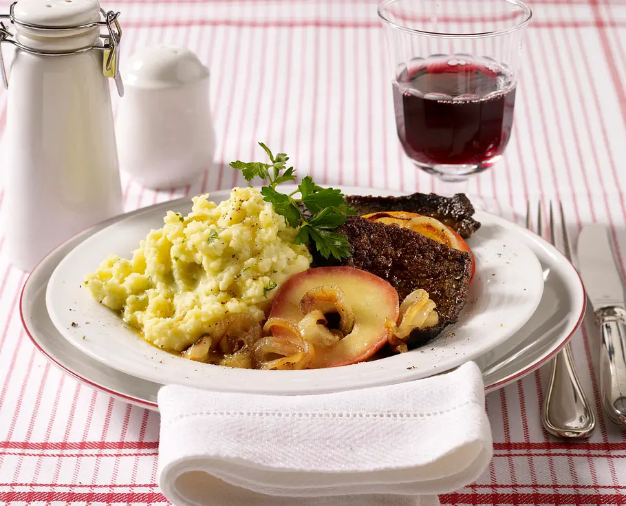 Rinderleber auf rheinische Art Rezept Rinderleber auf rheinische Art Rezept